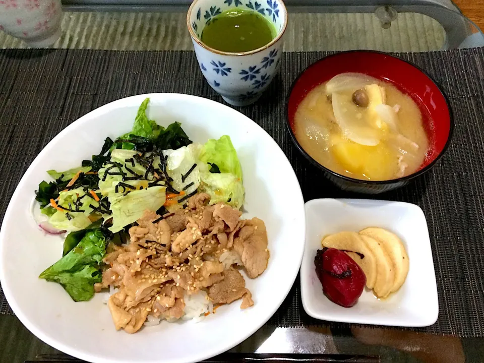 Snapdishの料理写真:男前美容師の朝食2018年8月28日|Booパパさん