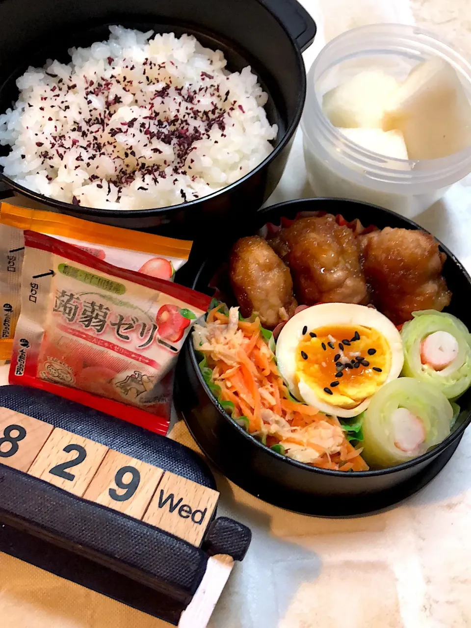 2学期スタート今日は#肉の日弁当☆8/29#中学生男子弁当|yu-co☆さん