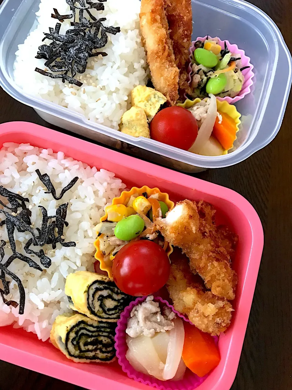 Snapdishの料理写真:チキンカツ弁当|kiicoさん