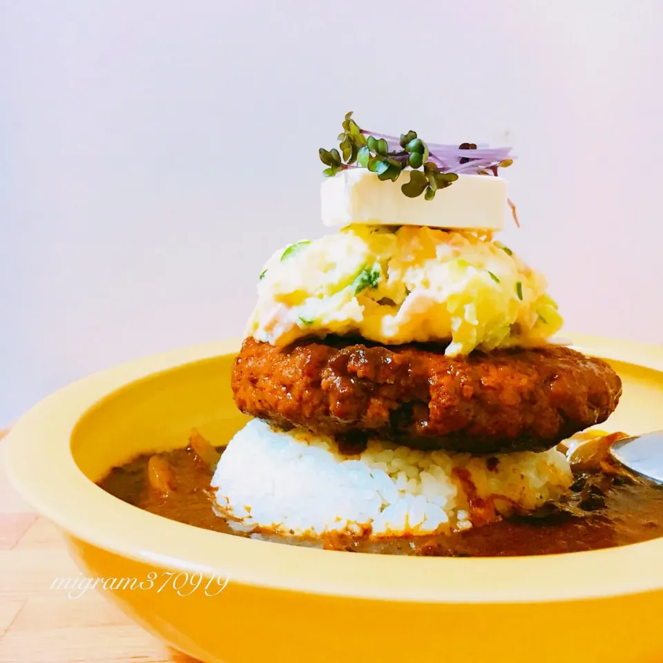 好きなもののっけたカレー|みーさん