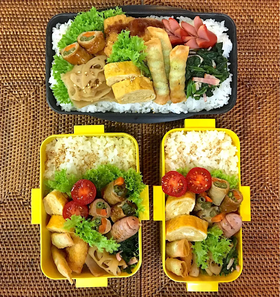 Snapdishの料理写真:#中高生弁当  #のっけ弁当|よちこさん