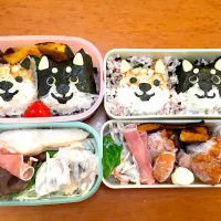 Snapdishの料理写真:柴犬弁当|まみさん