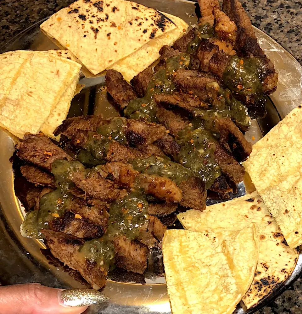 Flank steak with Chimichurri sauce|Tawanjaさん