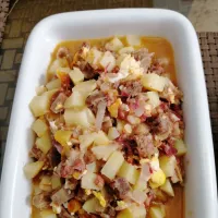 cornbeef w/potato #Beef #Breakfast/Brunch|rchoneyさん