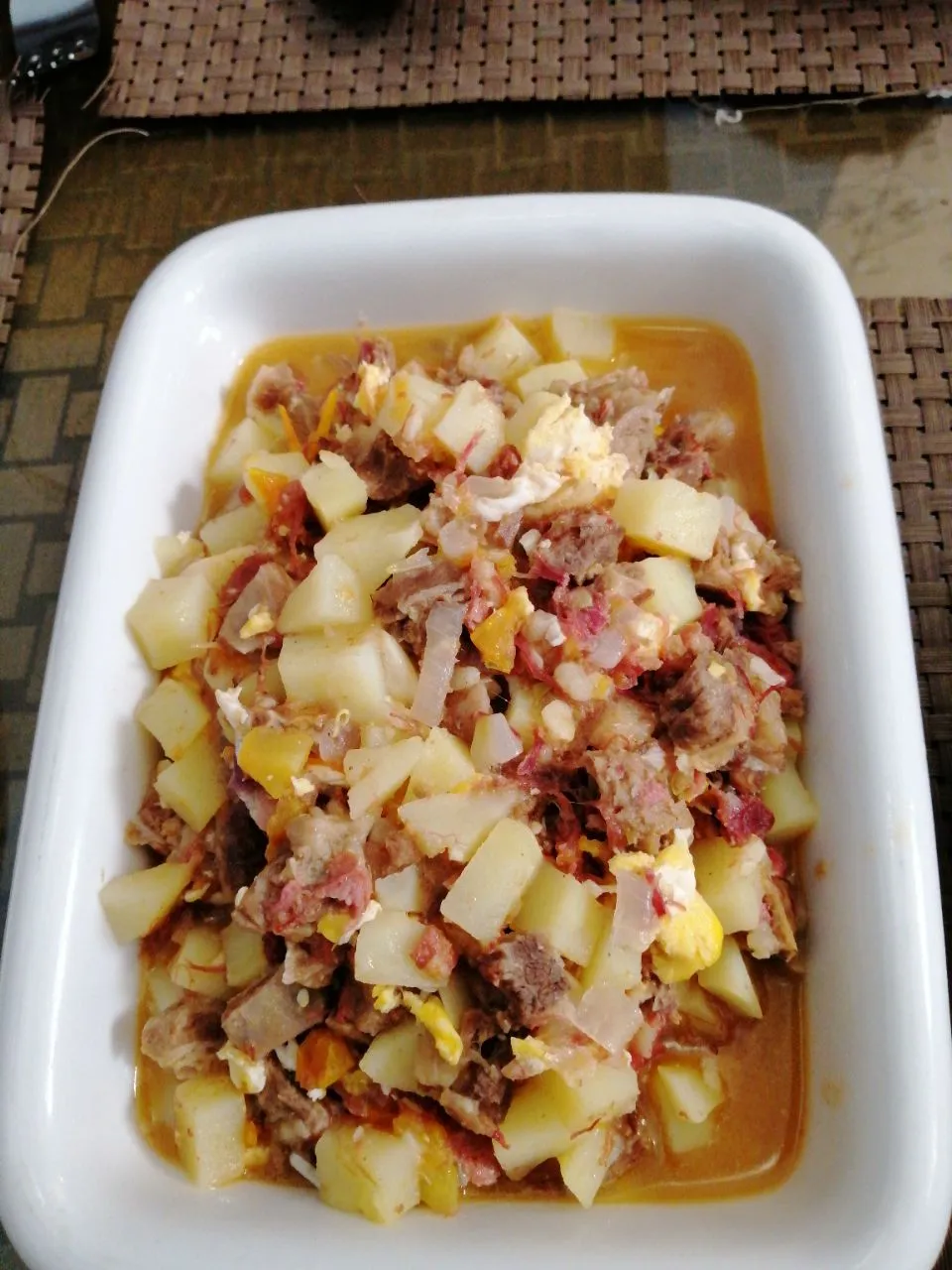 cornbeef w/potato #Beef #Breakfast/Brunch|rchoneyさん