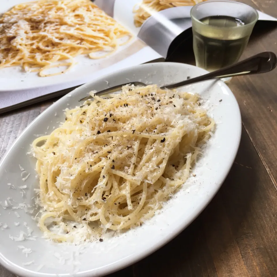 Cacio e Pepe チーズと黒胡椒のパスタ|七海さん