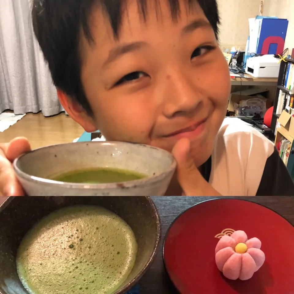 Snapdishの料理写真:抹茶と和菓子|前島貴子さん