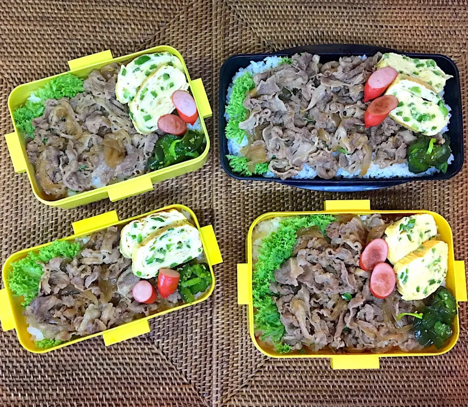 #中高生弁当  #父ちゃん弁当  #のっけ弁当 #豚丼|よちこさん