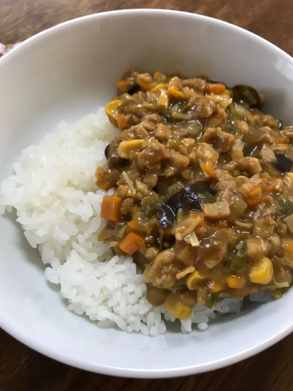 野菜たっぷりキーマカレー|ちびろ菌さん