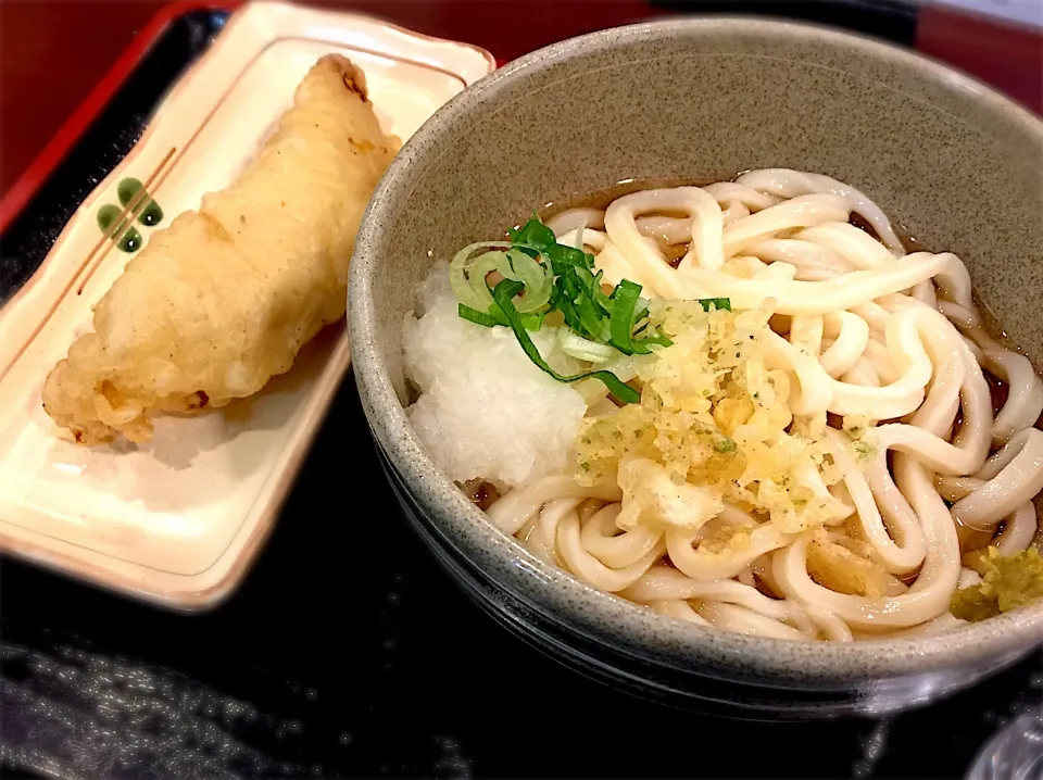 ぶっかけうどん&とり天|あやさん