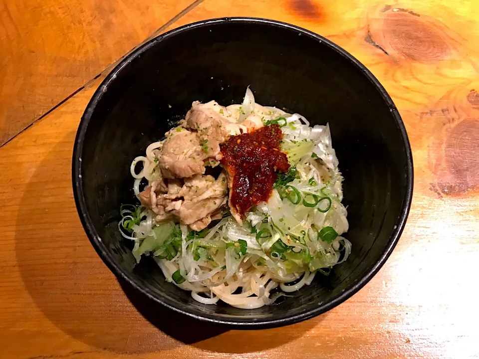 阿波や壱兆肉ねぎまぜめん1|半田手延べそうめんの店 阿波や壱兆さん