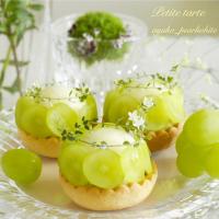 シャインマスカットのヨーグルトムースタルト