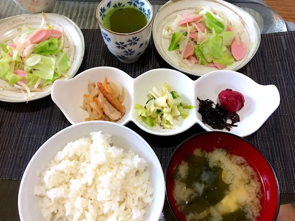 Snapdishの料理写真:男前美容師の朝食2018年9月1日|Booパパさん