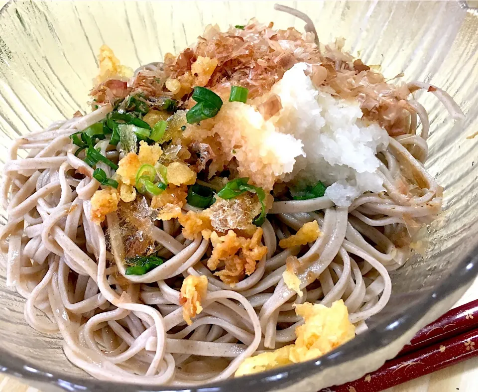 ぶっかけおろし蕎麦🥢|くっきいさん