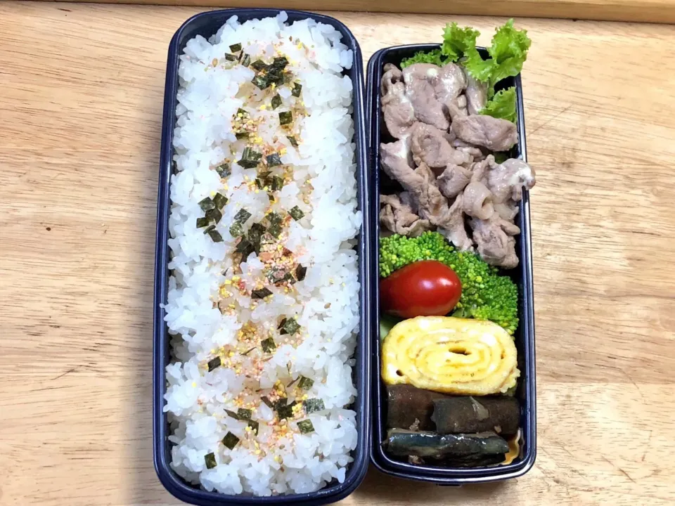 豚のマヨポン炒め 弁当|弁当 備忘録さん