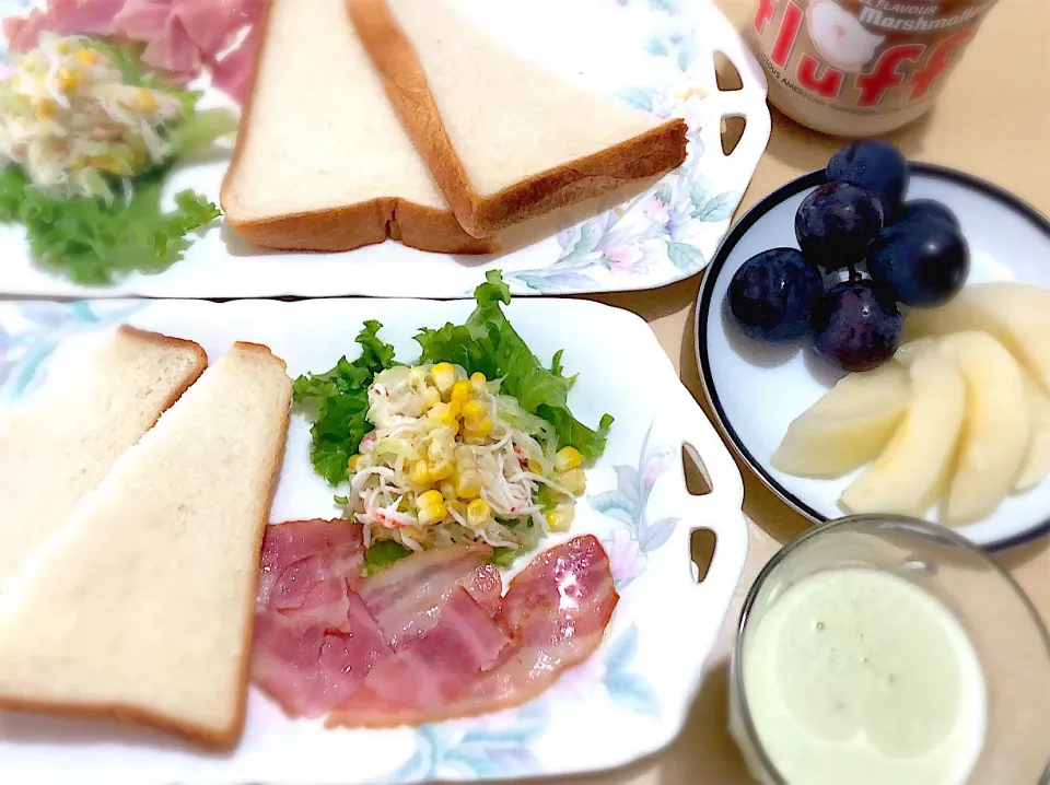 Snapdishの料理写真:9／2朝食     #朝ご飯|おさんどんさん