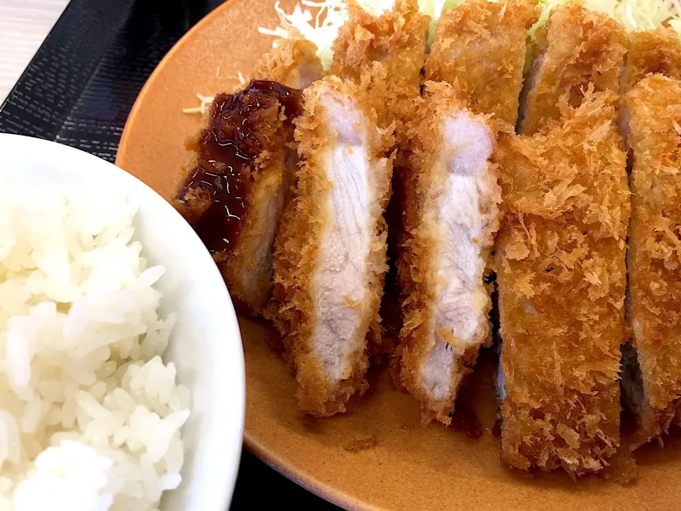 ロースカツ定食|ゆずあんずさん