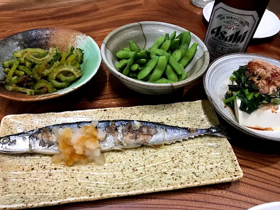 Snapdishの料理写真:2018.9.1 初秋刀魚🍻🍻🍻|ゆみずさん