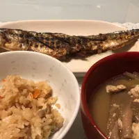 秋刀魚定食(^-^)|saoriさん