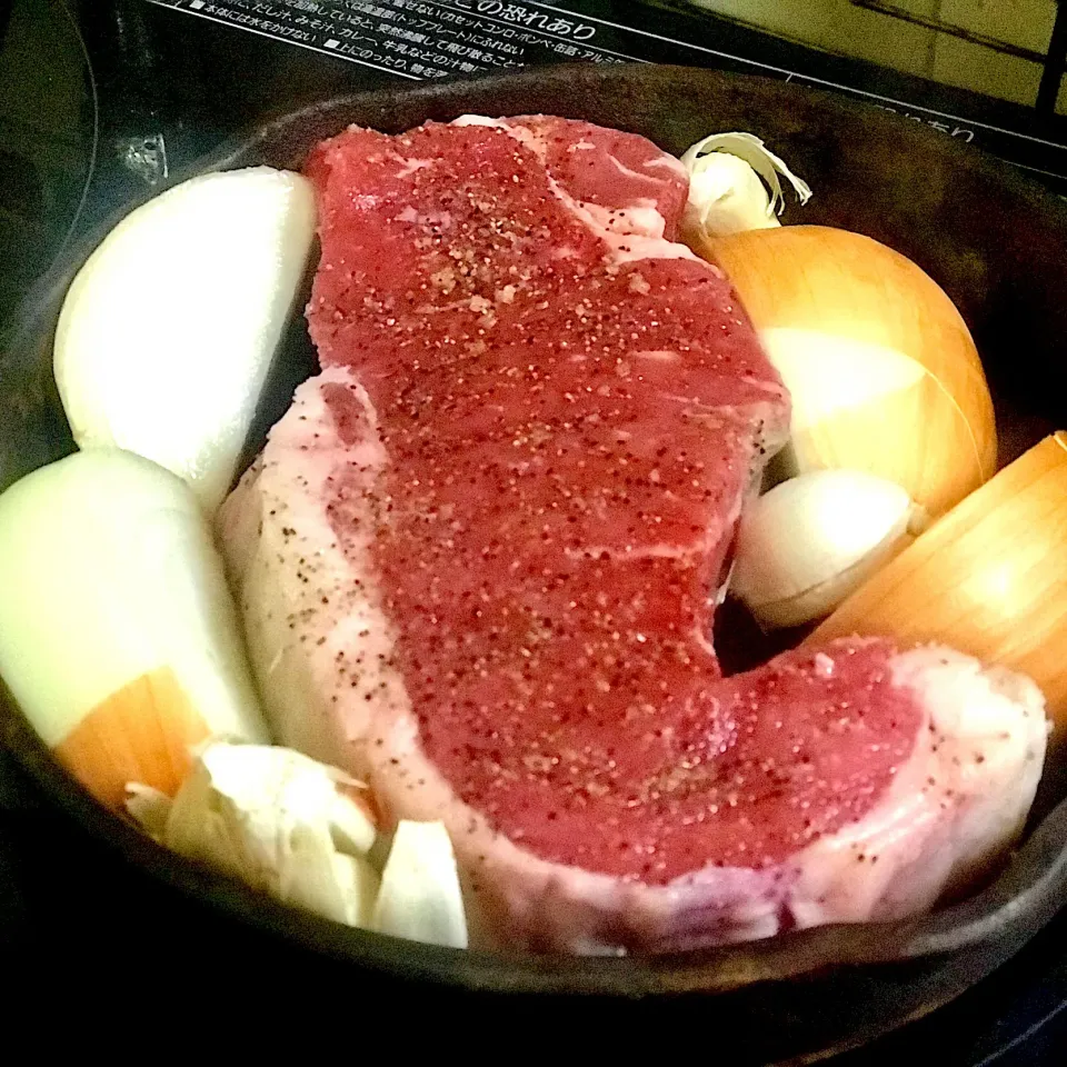 Preparing my wagyu steak 🥩 #dinner|Babyluv Cabrera Ocampoさん