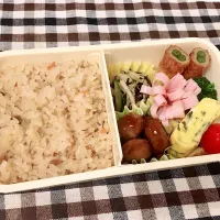 Snapdishの料理写真:手抜き旦那さん弁当🤭💕|ゆうかさん