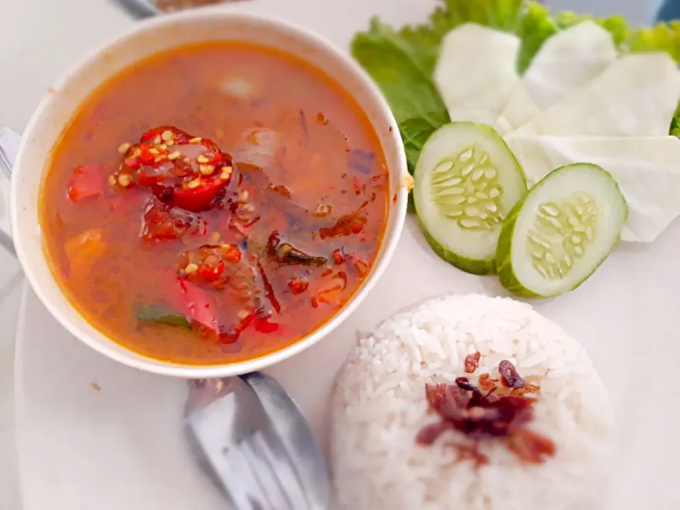 Snapdishの料理写真:Spicy chicken soup #Indonesianfood #Indonesiaculinary #spicyisthebest|silvella christaさん