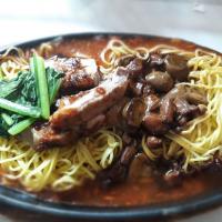 mie bebek bbq #Indonesianfood #Indonesiaculinary duck bakmie bbq taste