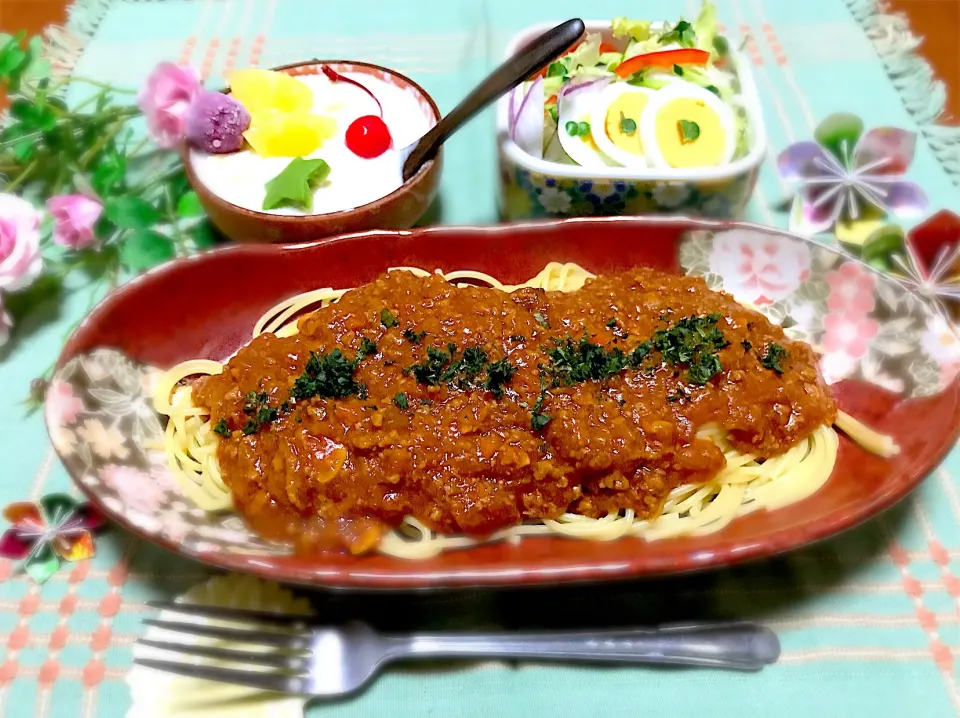 和の器でイタリアン🇮🇹🍝🥗|バシュランさん