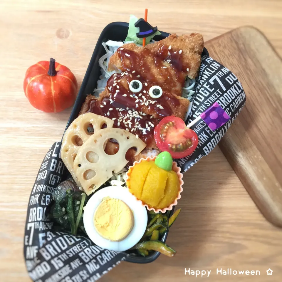 豚カツ弁当☆ハロウィン|yokkoiroさん