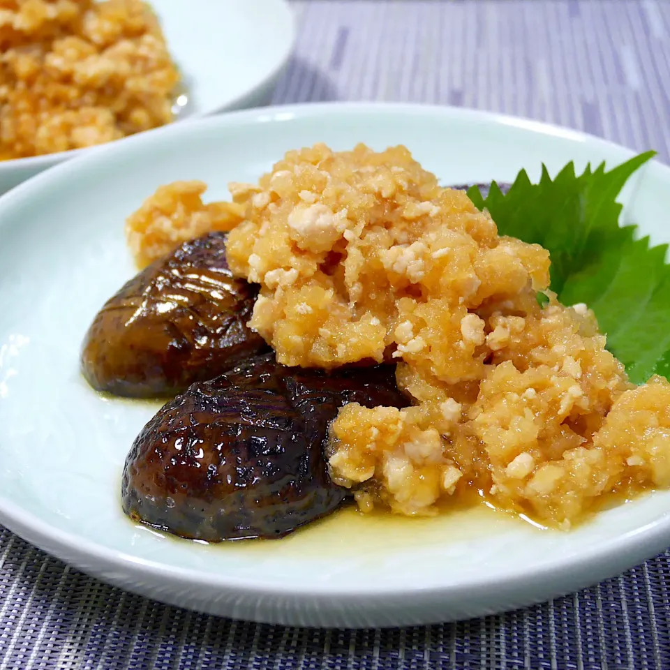 Snapdishの料理写真:揚げなすのおろしそぼろ♡|Mayさん