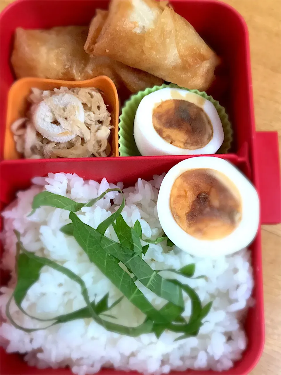 今日のお弁当 #中学生弁当  #お弁当  #lunchbox  #🍱  #寝坊した時のお弁当|かれんさん