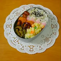 🎵ミニかつ弁当|ひろさん