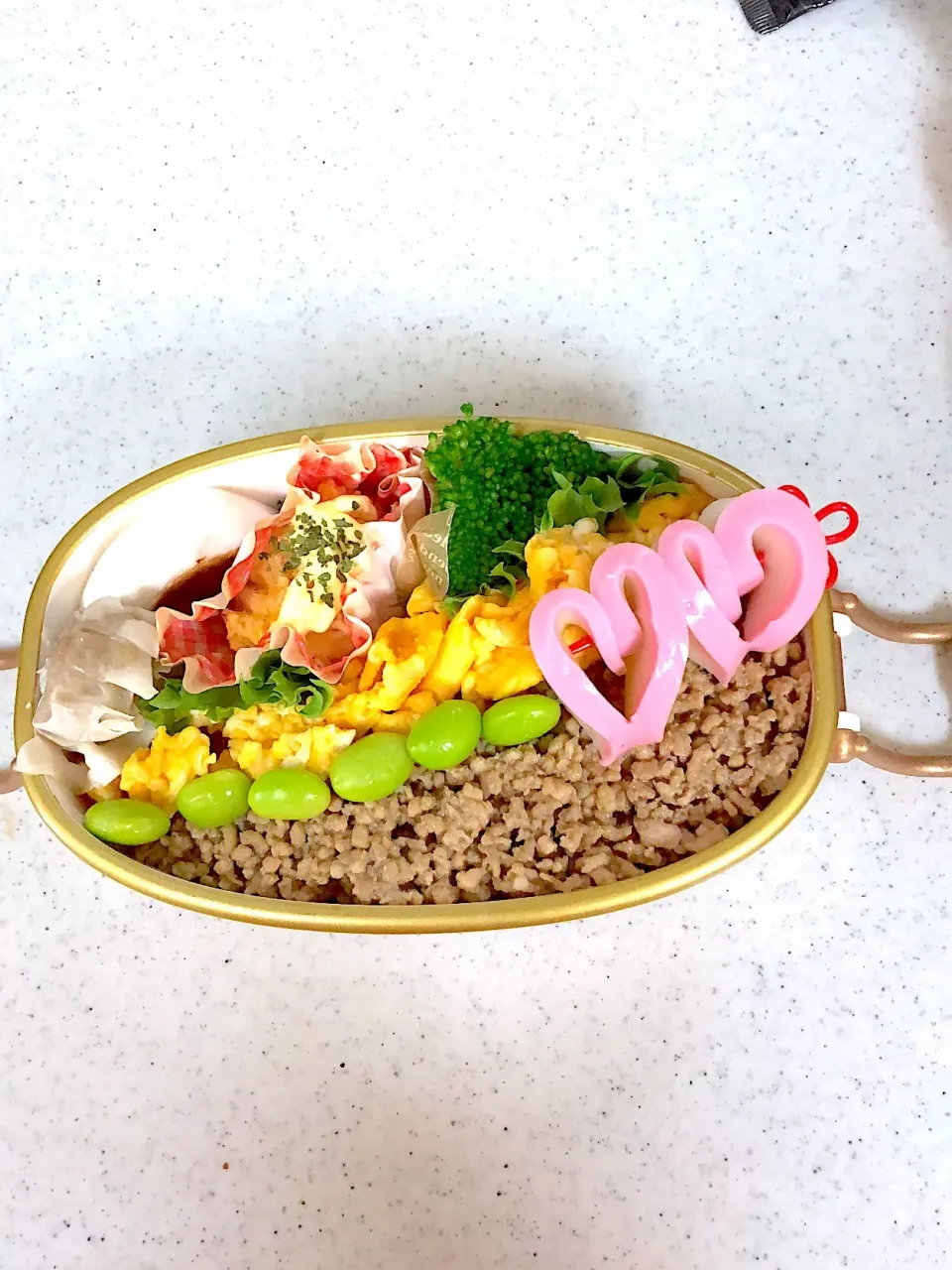 #鶏そぼろ #鶏そぼろ弁当  #お弁当記録|さ〜さん