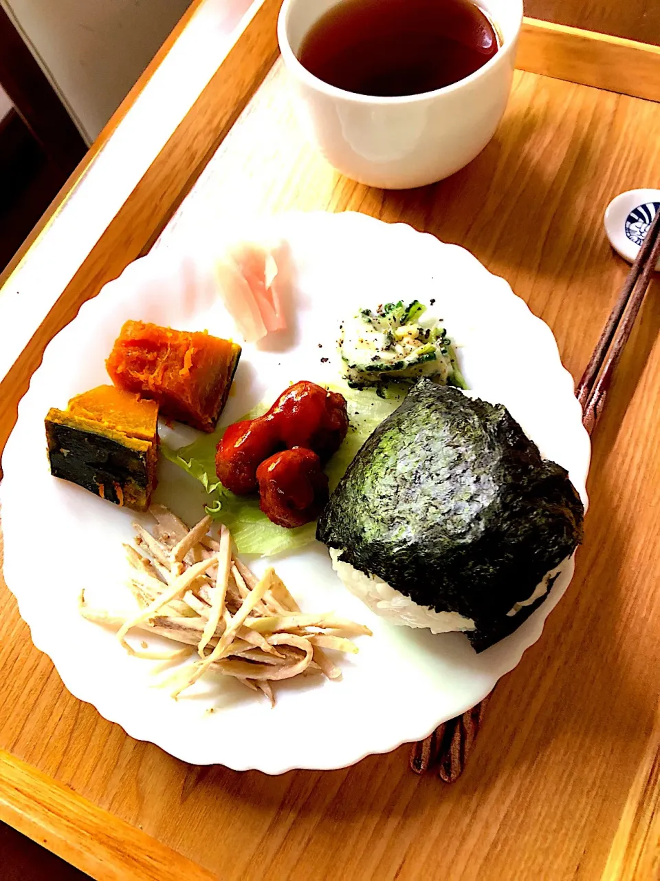 Snapdishの料理写真:ワンプレート朝食|翡翠さん