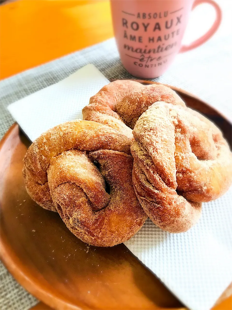 何となく作った
シナモンドーナツ🍩|ちはるさん