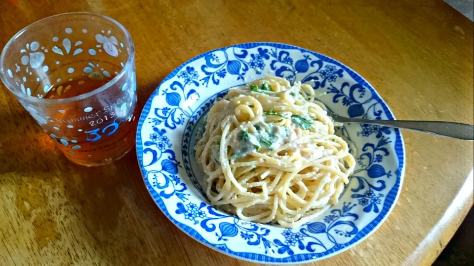 Snapdishの料理写真:豆腐のクリームパスタ|Candyポップさん