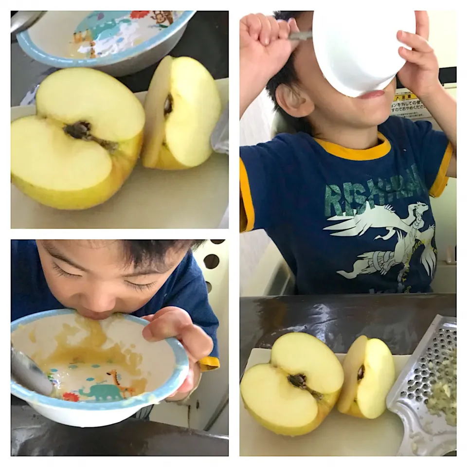 Snapdishの料理写真:すりおろしりんご|シュトママさん