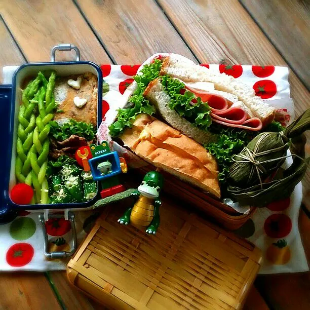 Snapdishの料理写真:旦那さんのお弁当♪|kyujaさん