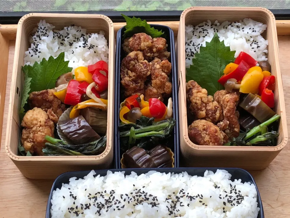 鶏の唐揚げ 弁当|弁当 備忘録さん