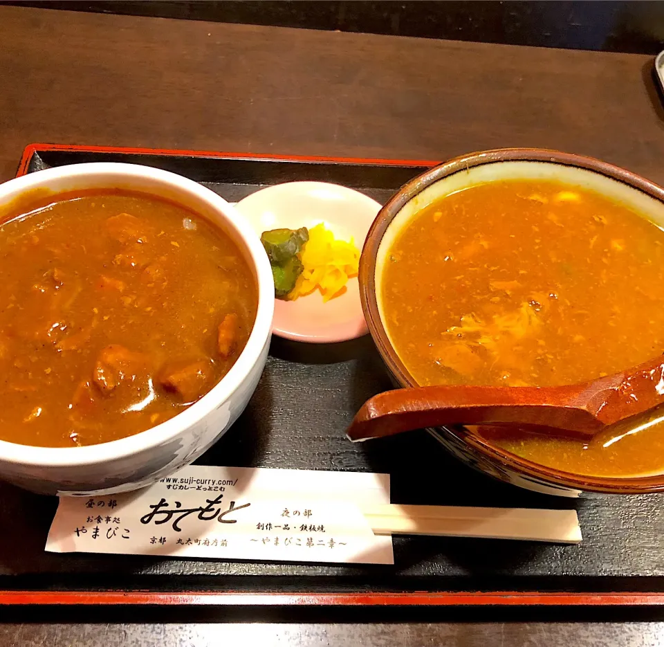 Snapdishの料理写真:カレー丼&カレーうどん|Shuji Ohnoさん