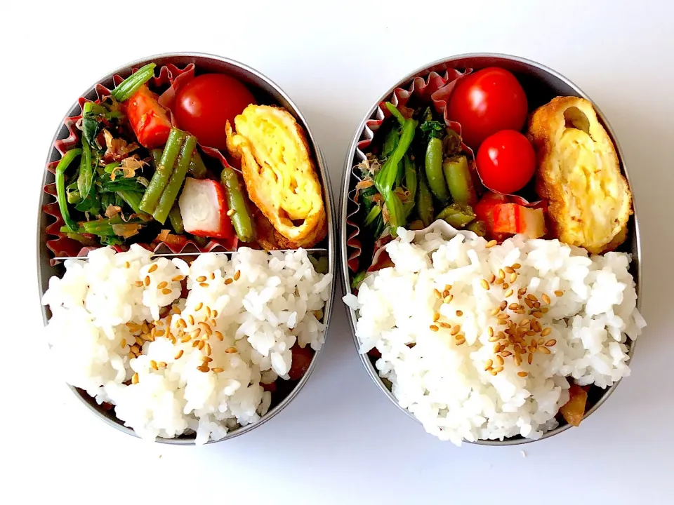 Snapdishの料理写真:カレー🍛ライス弁当|usauusaさん