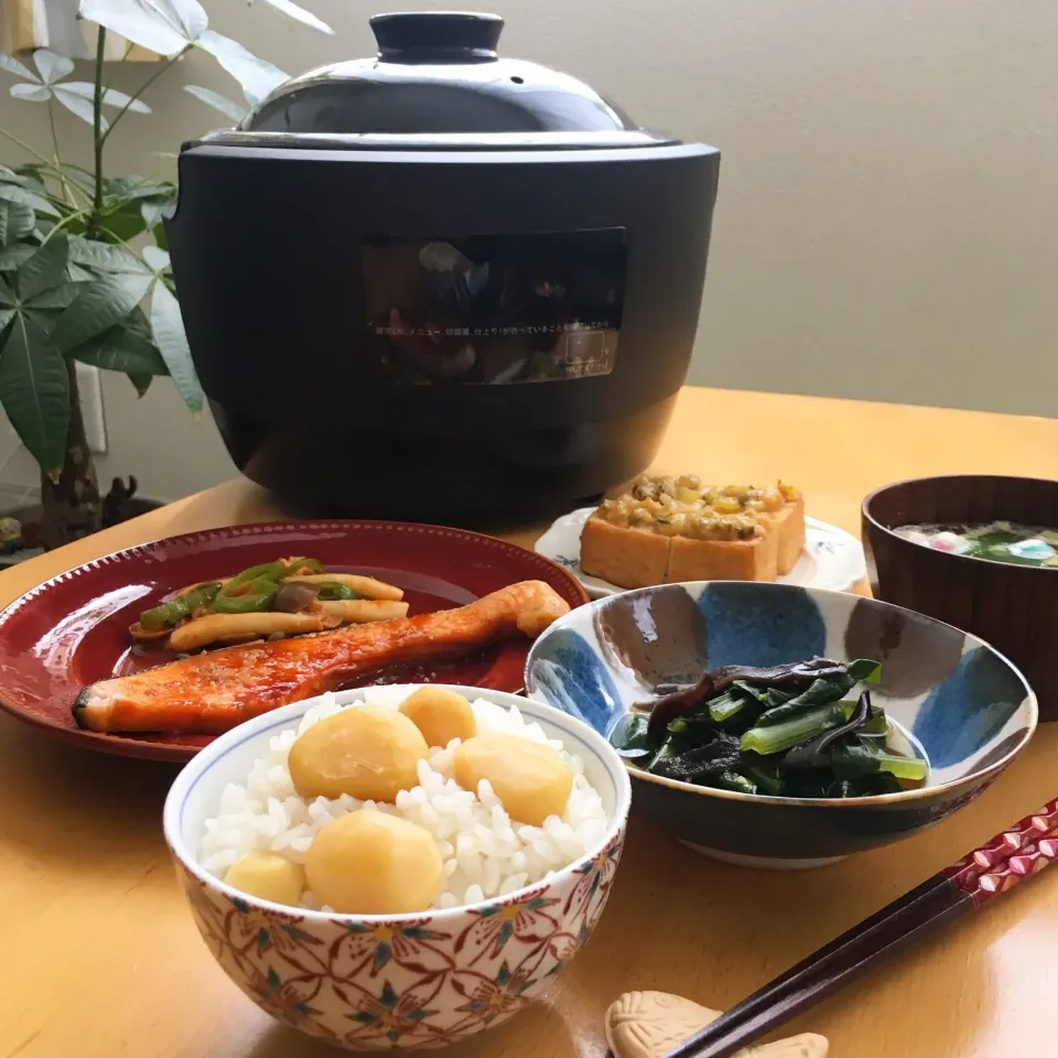 「かまどさん電気」で感動の栗ごはん🍚🌰✨|leeさん