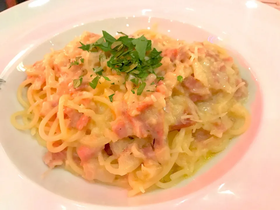 Spaghetti carbonara|Sky Blueさん