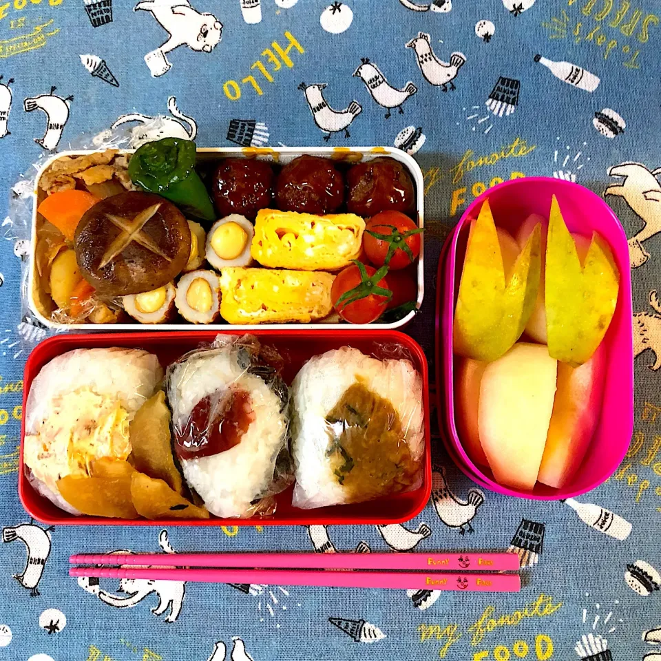 今日のお仕事お弁当🍱
キムチ肉じゃが😋|RU.Farmさん