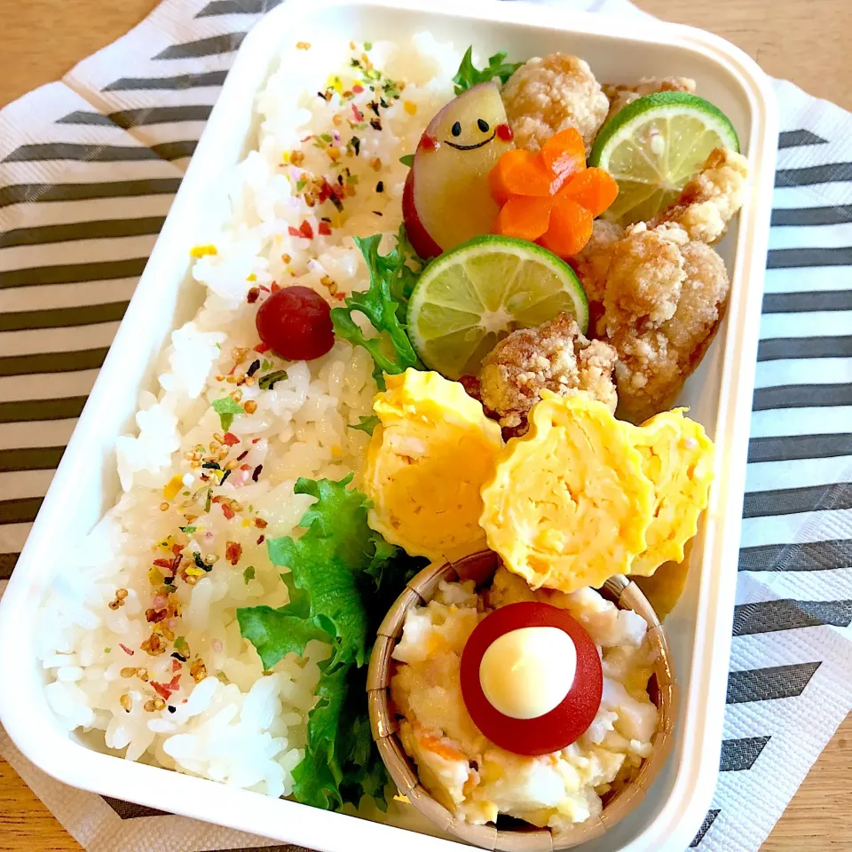 今日のおべんと☆唐揚げ弁当☆|emichococo625さん