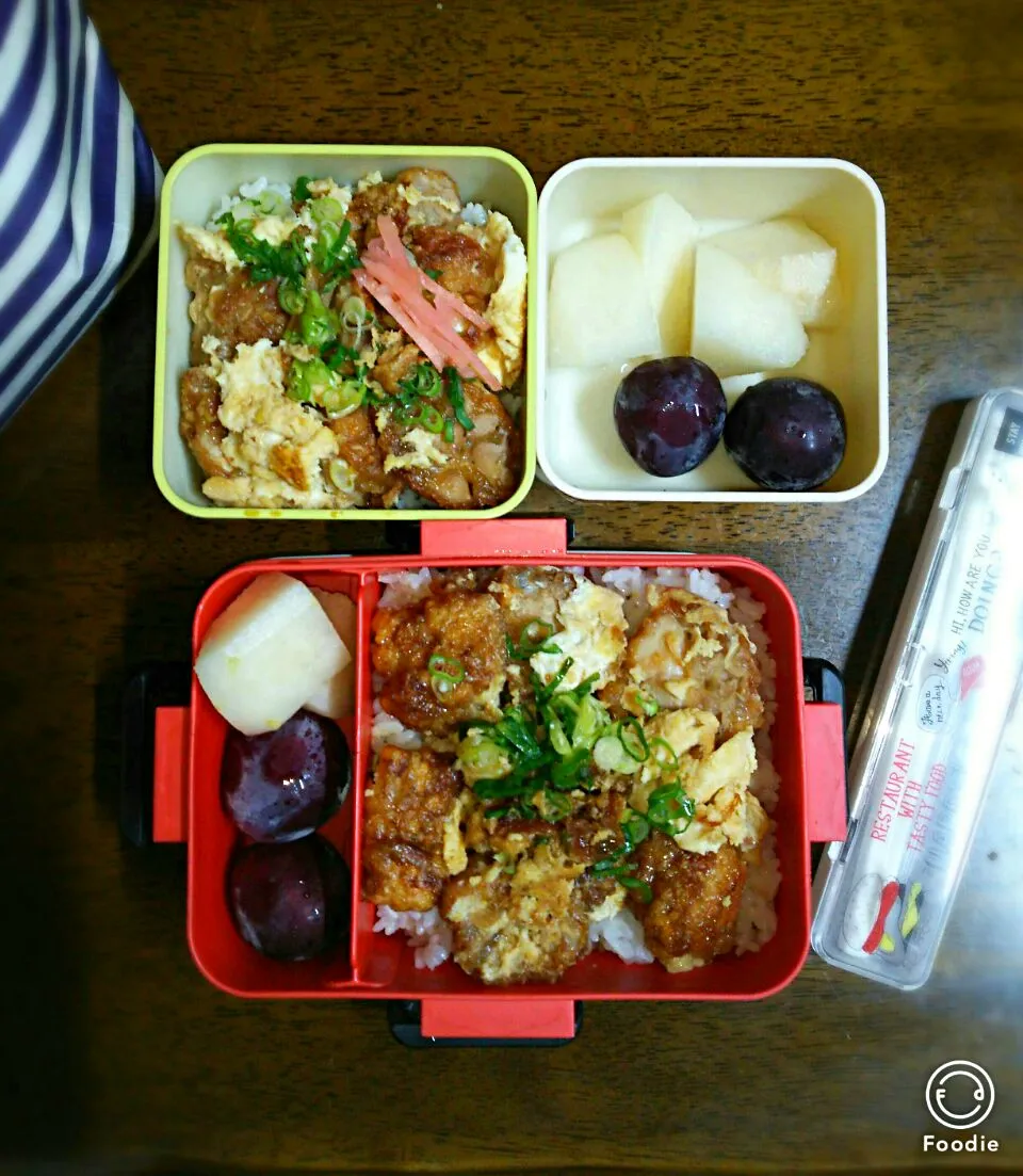 娘、私弁当🍱
   鶏から卵とじ丼😃|miimiさん