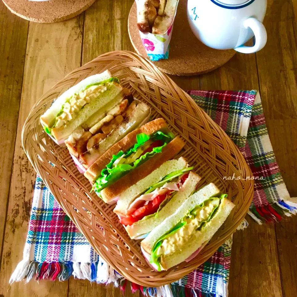 夫に食べにくいって言われたサンドイッチ弁当 | naho_nona日常の記録|naho_nonaさん