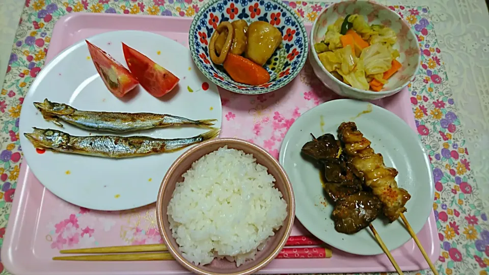 実家で晩ごはん🎵|しまだ ちえこさん