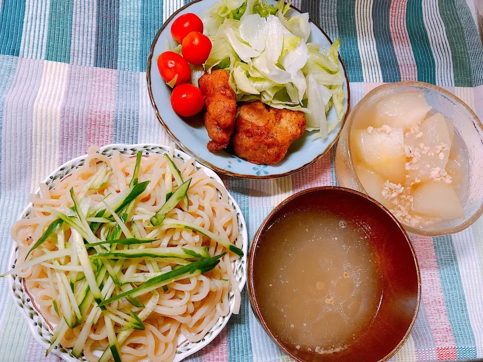 🍀今年最後かなぁ〜の つけ麺
🍀冬瓜と鶏ひき肉の煮物
🍀ちょっと手抜きの おいしい唐揚げ|🍀ミィーナ🍀さん