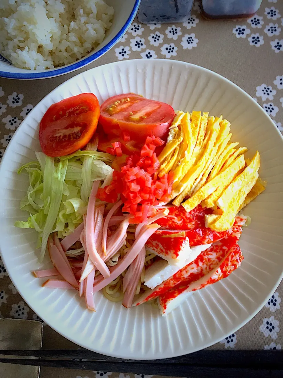 あり合わせ具材で冷麺|えのさん